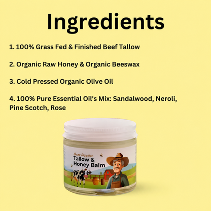 Tallow & Honey Balm - 2 oz